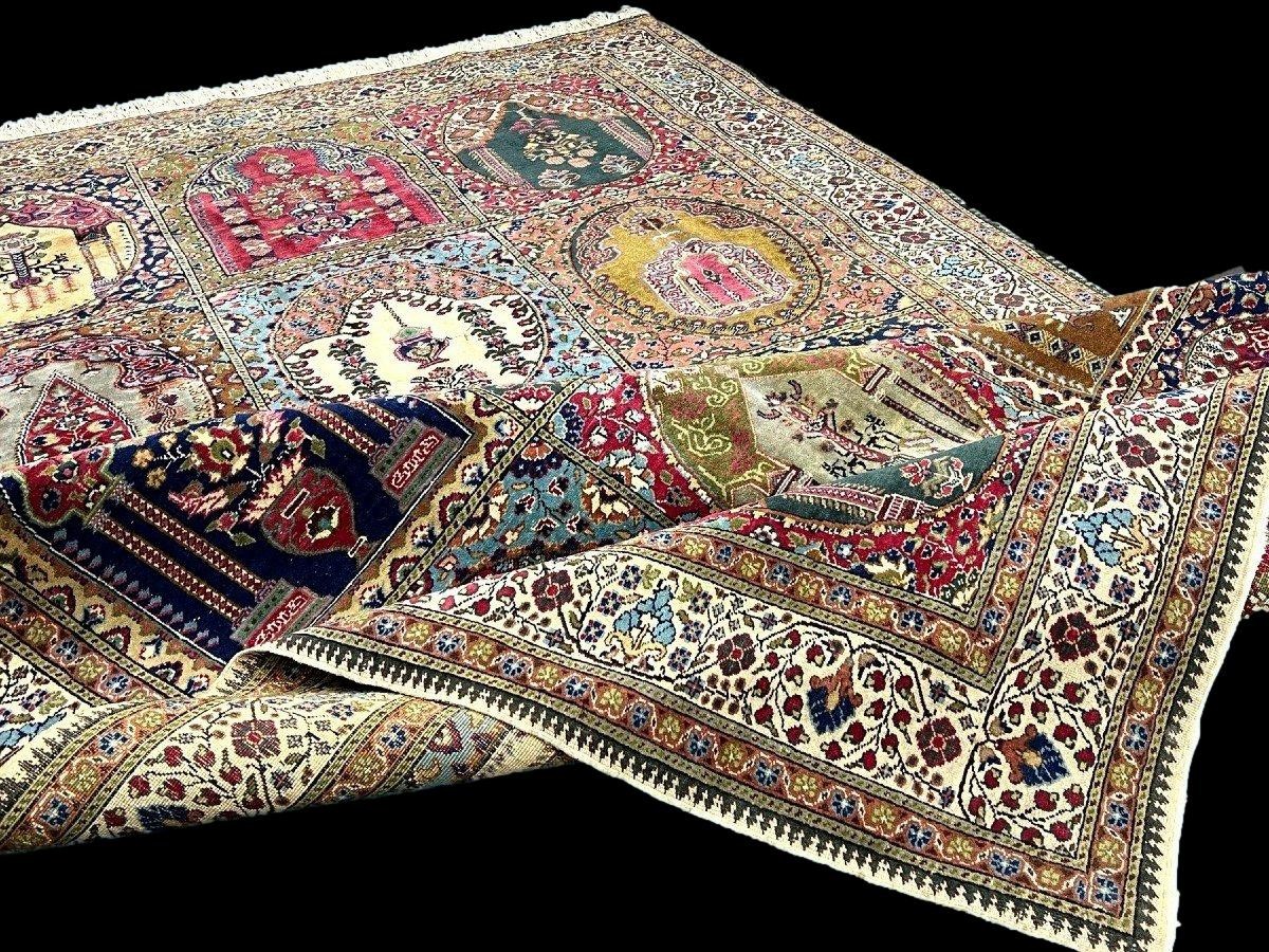 Tapis Tabriz, dynastie Kadjar, 202 x 310 cm, laine nouée main, Iran, début XXème, collection-photo-7