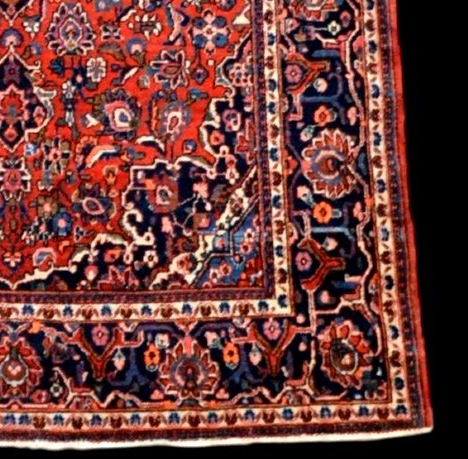Kashan Rug, 135 X 195 Cm, Hand-knotted Kork Wool, Iran, Early 20th Century, 1930-photo-5