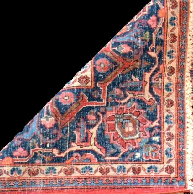 Kashan Rug, 135 X 195 Cm, Hand-knotted Kork Wool, Iran, Early 20th Century, 1930-photo-7