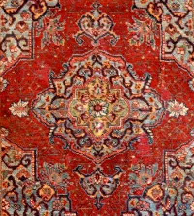 Tabriz Carpet, Kadjar Dynasty, 142 X 191 Cm, Hand-knotted Wool, Iran, Second Half Of The 19th Century-photo-3
