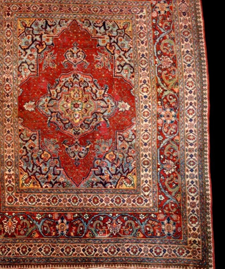 Tabriz Carpet, Kadjar Dynasty, 142 X 191 Cm, Hand-knotted Wool, Iran, Second Half Of The 19th Century-photo-5