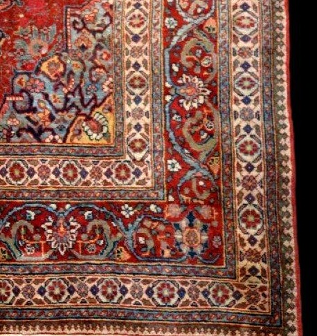 Tabriz Carpet, Kadjar Dynasty, 142 X 191 Cm, Hand-knotted Wool, Iran, Second Half Of The 19th Century-photo-6