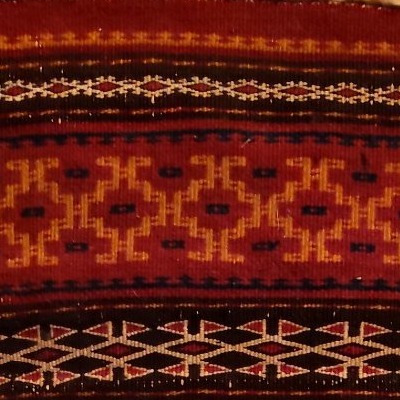 Khorjin, Satchel Front, Persia, Hand-knotted Wool, 1900 - 1920, Good Condition-photo-3