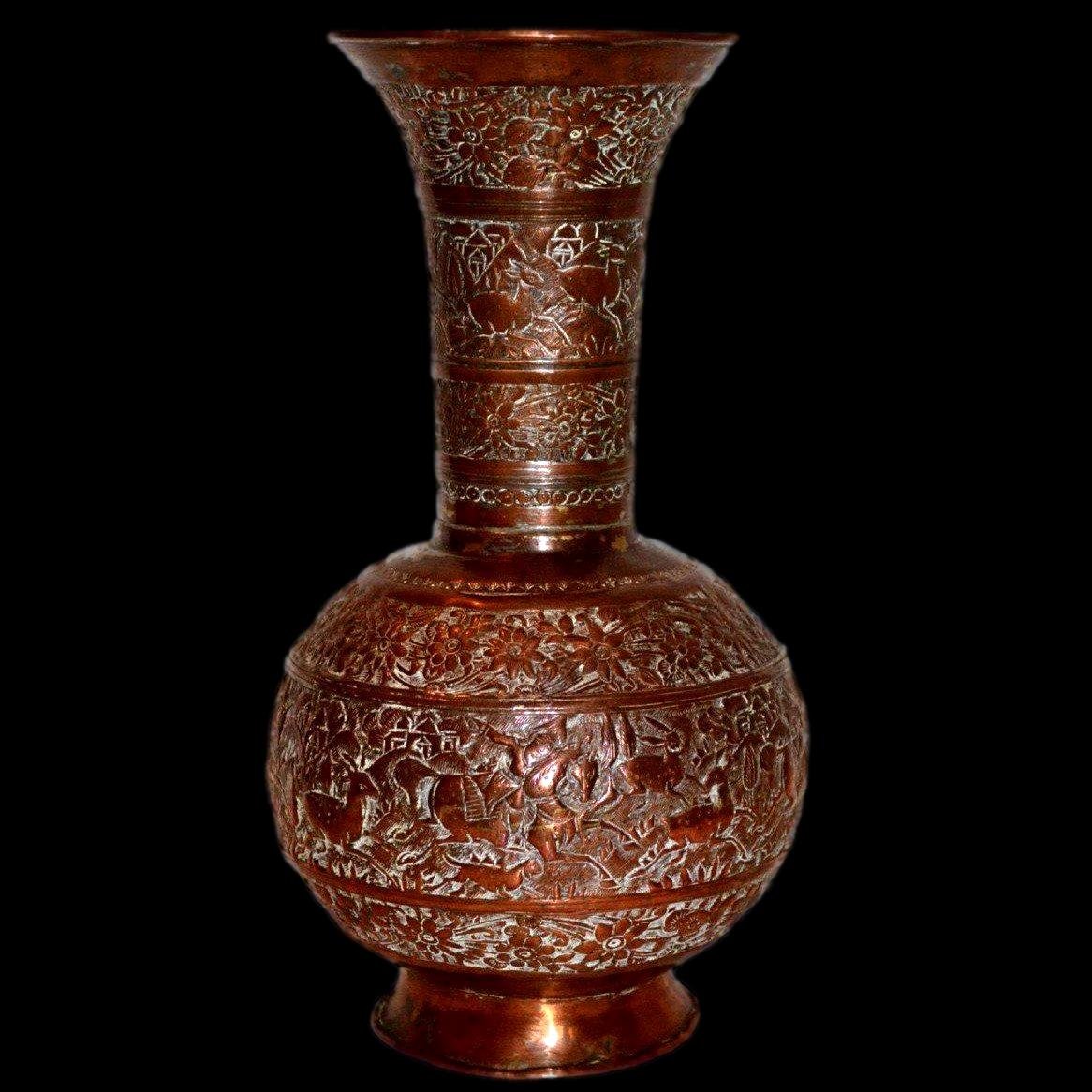 Khorjin, Satchel Front, Persia, Hand-knotted Wool, 1900 - 1920, Good Condition-photo-3