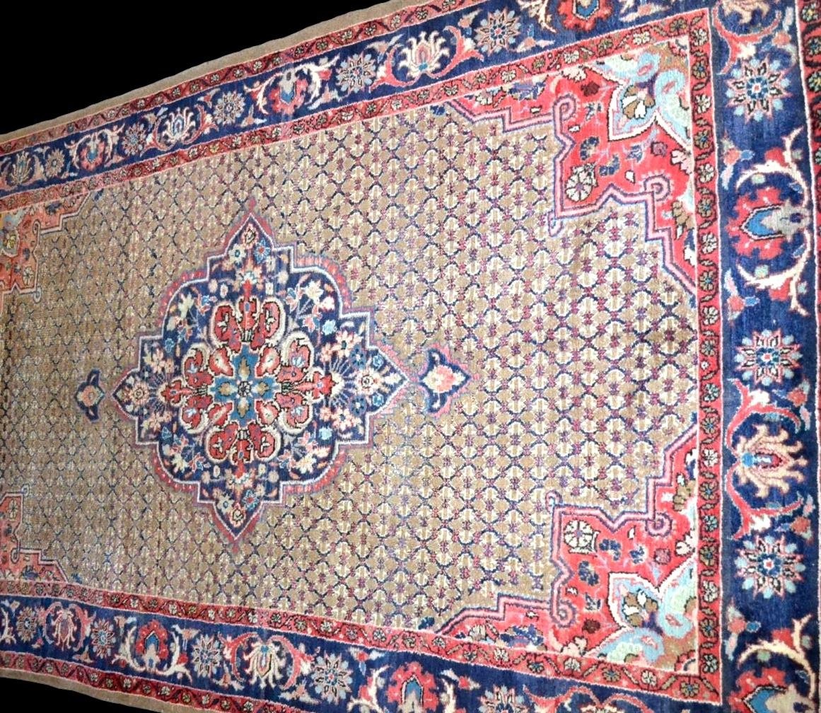 Kolyach Carpet, 157 X 273 Cm, Hand-knotted Kork Wool In Iran, Circa 1980, In Perfect Condition-photo-4