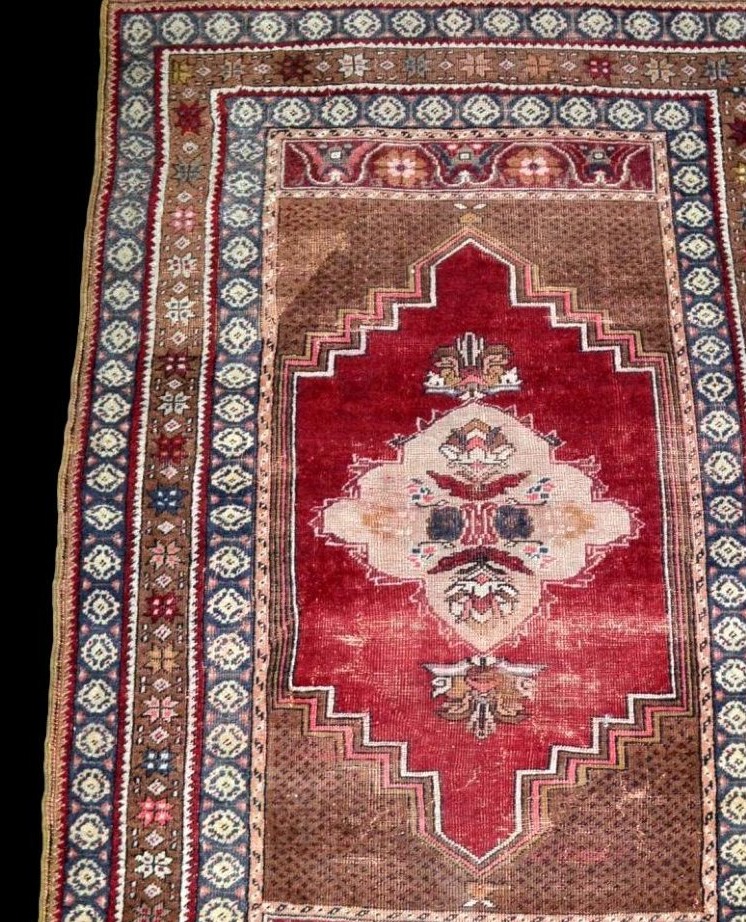 Kiz - Bergama Rug, Bridal Carpet, 108 X 163 Cm, Hand-knotted Wool On Wool, Circa 1900 - 1920-photo-3