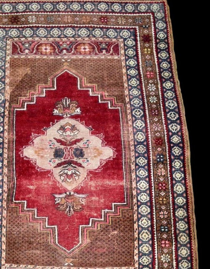 Kiz - Bergama Rug, Bridal Carpet, 108 X 163 Cm, Hand-knotted Wool On Wool, Circa 1900 - 1920-photo-4