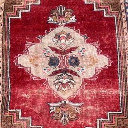 Kiz - Bergama Rug, Bridal Carpet, 108 X 163 Cm, Hand-knotted Wool On Wool, Circa 1900 - 1920-photo-5