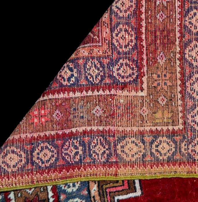 Kiz - Bergama Rug, Bridal Carpet, 108 X 163 Cm, Hand-knotted Wool On Wool, Circa 1900 - 1920-photo-7