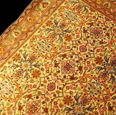 Floral Yazd Rug, 122 X 192 Cm, Hand-knotted Wool, Made In Iran Around 1970–1980, In Very Good Condition-photo-3