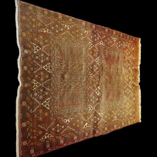Turkmen Yomoud Rug, 162 X 213 Cm, Hand-knotted Wool From Central Asia, 1860–1900-photo-2