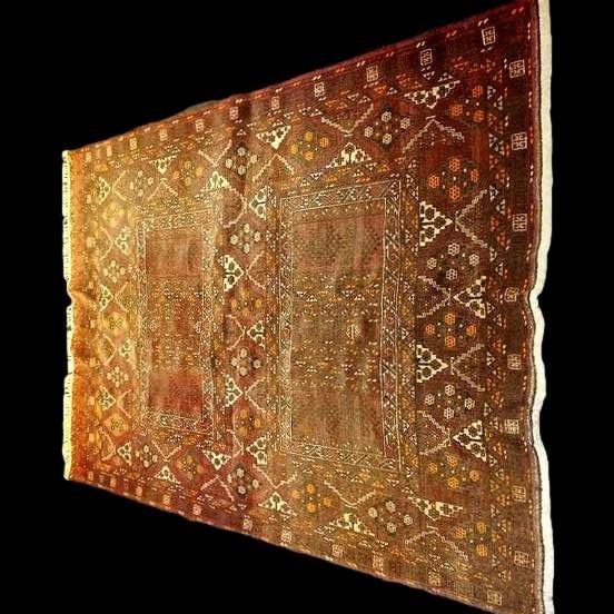 Turkmen Yomoud Rug, 162 X 213 Cm, Hand-knotted Wool From Central Asia, 1860–1900-photo-4