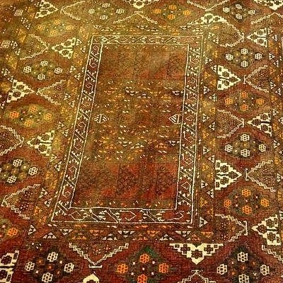 Turkmen Yomoud Rug, 162 X 213 Cm, Hand-knotted Wool From Central Asia, 1860–1900-photo-1