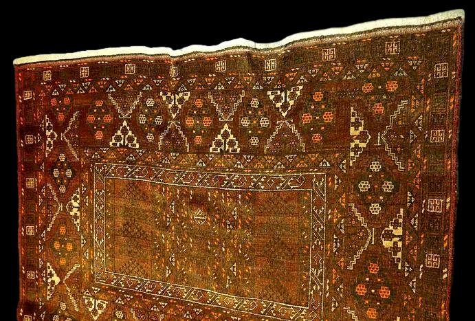 Turkmen Yomoud Rug, 162 X 213 Cm, Hand-knotted Wool From Central Asia, 1860–1900-photo-5