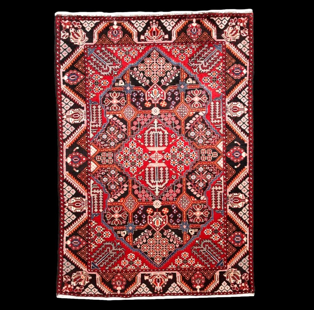 Joshagan Rug, 135 X 193 Cm, Hand-knotted Wool From Iran, Circa 1980, In Perfect Condition-photo-3