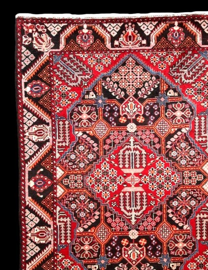 Joshagan Rug, 135 X 193 Cm, Hand-knotted Wool From Iran, Circa 1980, In Perfect Condition-photo-4