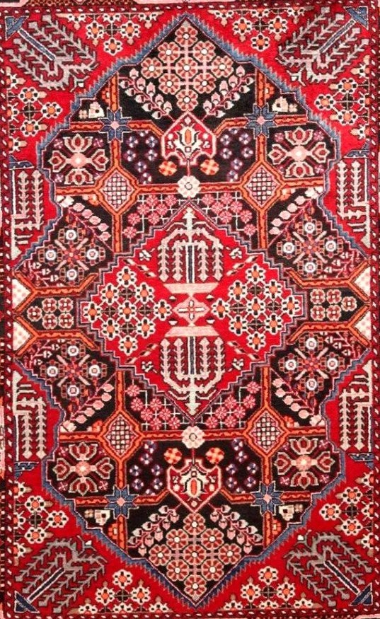 Joshagan Rug, 135 X 193 Cm, Hand-knotted Wool From Iran, Circa 1980, In Perfect Condition-photo-5