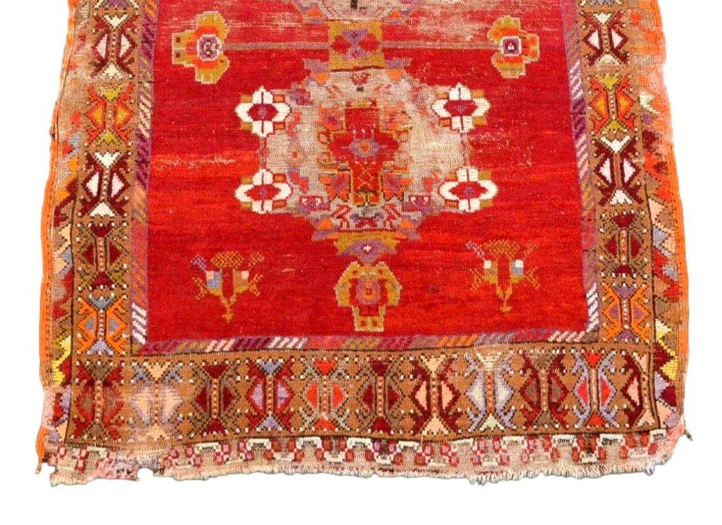 çal-zeyve Rug, 115 X 155 Cm, Hand-knotted Wool From Anatolia, Turkey, Late 18th Century–19th Century-photo-6