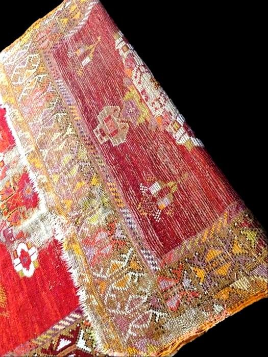 çal-zeyve Rug, 115 X 155 Cm, Hand-knotted Wool From Anatolia, Turkey, Late 18th Century–19th Century-photo-7