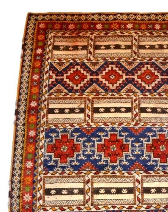 Glaoua Rug, 150 X 260 Cm, Hand-knotted Wool, 1950, Aït Ouaouzguite Berber Women, High Atlas,-photo-1