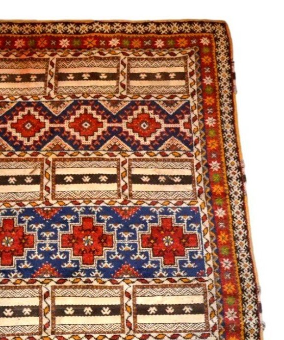 Glaoua Rug, 150 X 260 Cm, Hand-knotted Wool, 1950, Aït Ouaouzguite Berber Women, High Atlas,-photo-2