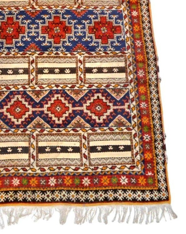 Glaoua Rug, 150 X 260 Cm, Hand-knotted Wool, 1950, Aït Ouaouzguite Berber Women, High Atlas,-photo-5