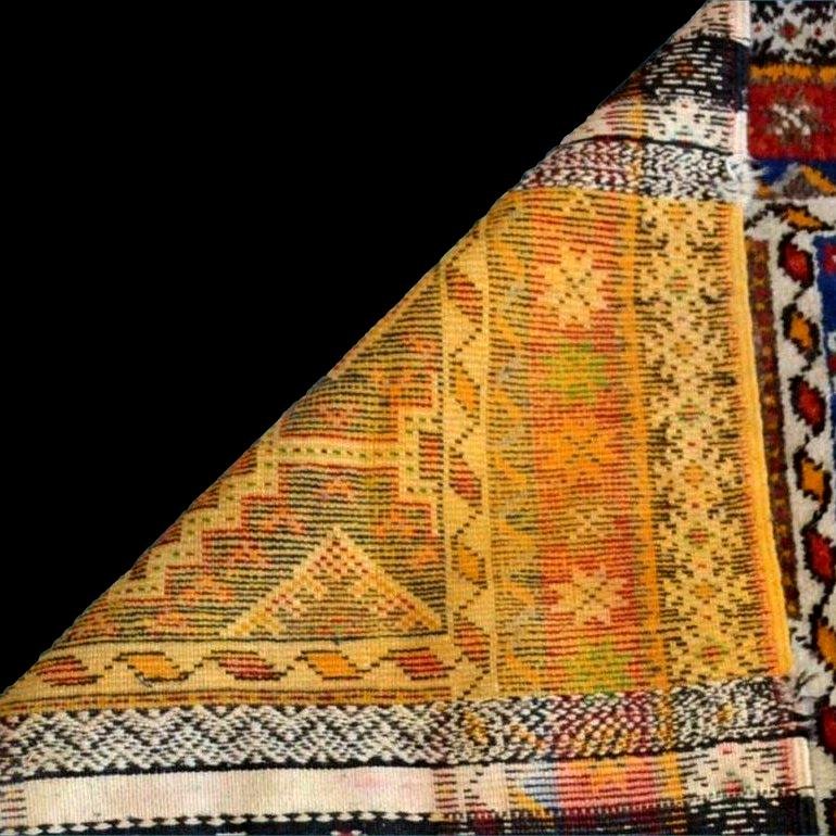Glaoua Rug, 150 X 260 Cm, Hand-knotted Wool, 1950, Aït Ouaouzguite Berber Women, High Atlas,-photo-7