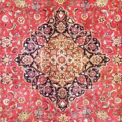 Kashmar Rug, 290 X 395 Cm, Hand-knotted Kork Wool, Made In Iran Around 1980–1990, In Perfect Condition-photo-6