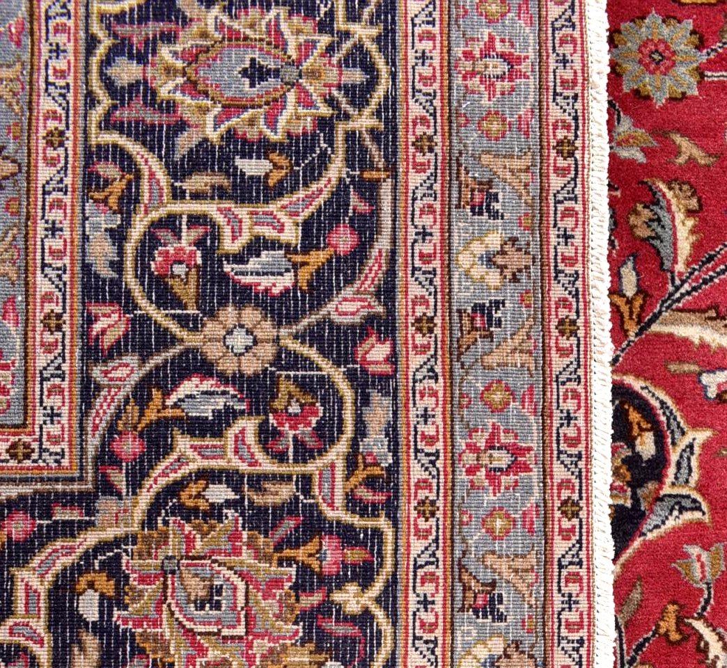 Kashmar Rug, 290 X 395 Cm, Hand-knotted Kork Wool, Made In Iran Around 1980–1990, In Perfect Condition-photo-7