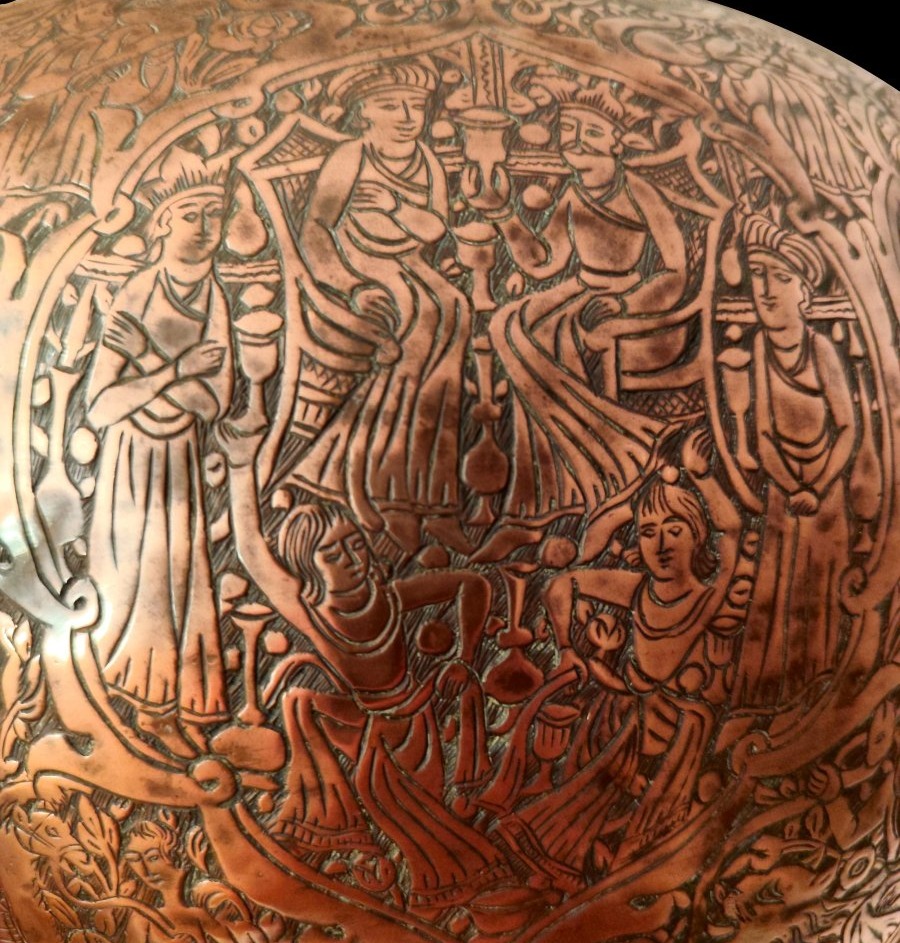 Kadjar Vase, Brass, 18th-century Iran, A Major Piece From The Kadjar Dynasty, Collection-photo-5