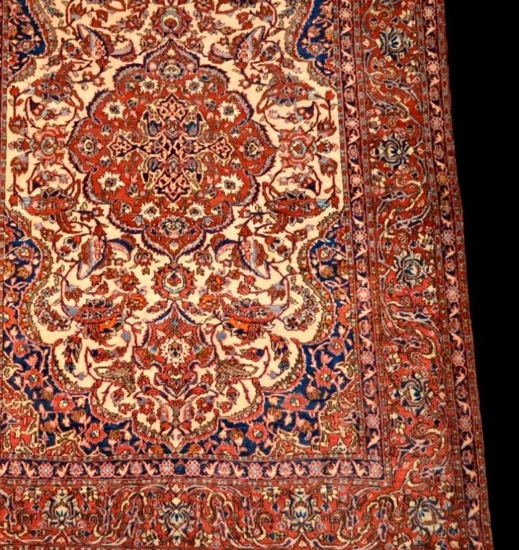 Ispahan Carpet, Qajar Dynasty, 144 X 217 Cm, Hand-knotted Wool, Circa 1860–1880, Iran, Museum-photo-4