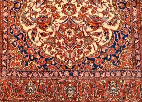 Ispahan Carpet, Qajar Dynasty, 144 X 217 Cm, Hand-knotted Wool, Circa 1860–1880, Iran, Museum-photo-6