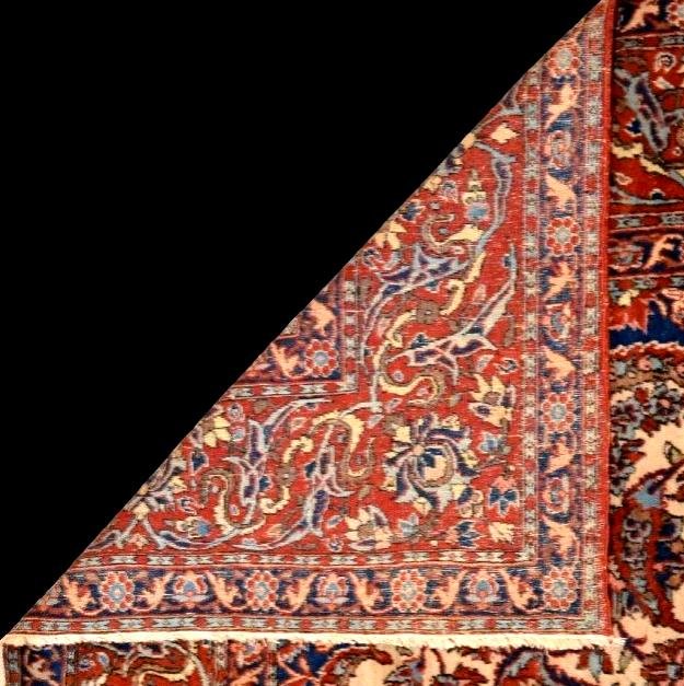Ispahan Carpet, Qajar Dynasty, 144 X 217 Cm, Hand-knotted Wool, Circa 1860–1880, Iran, Museum-photo-8