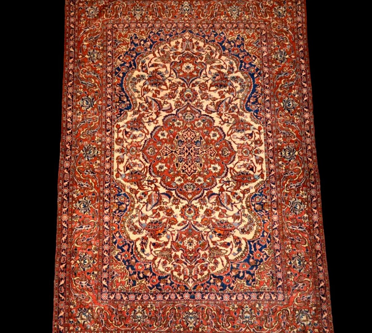 Ispahan Carpet, Qajar Dynasty, 144 X 217 Cm, Hand-knotted Wool, Circa 1860–1880, Iran, Museum