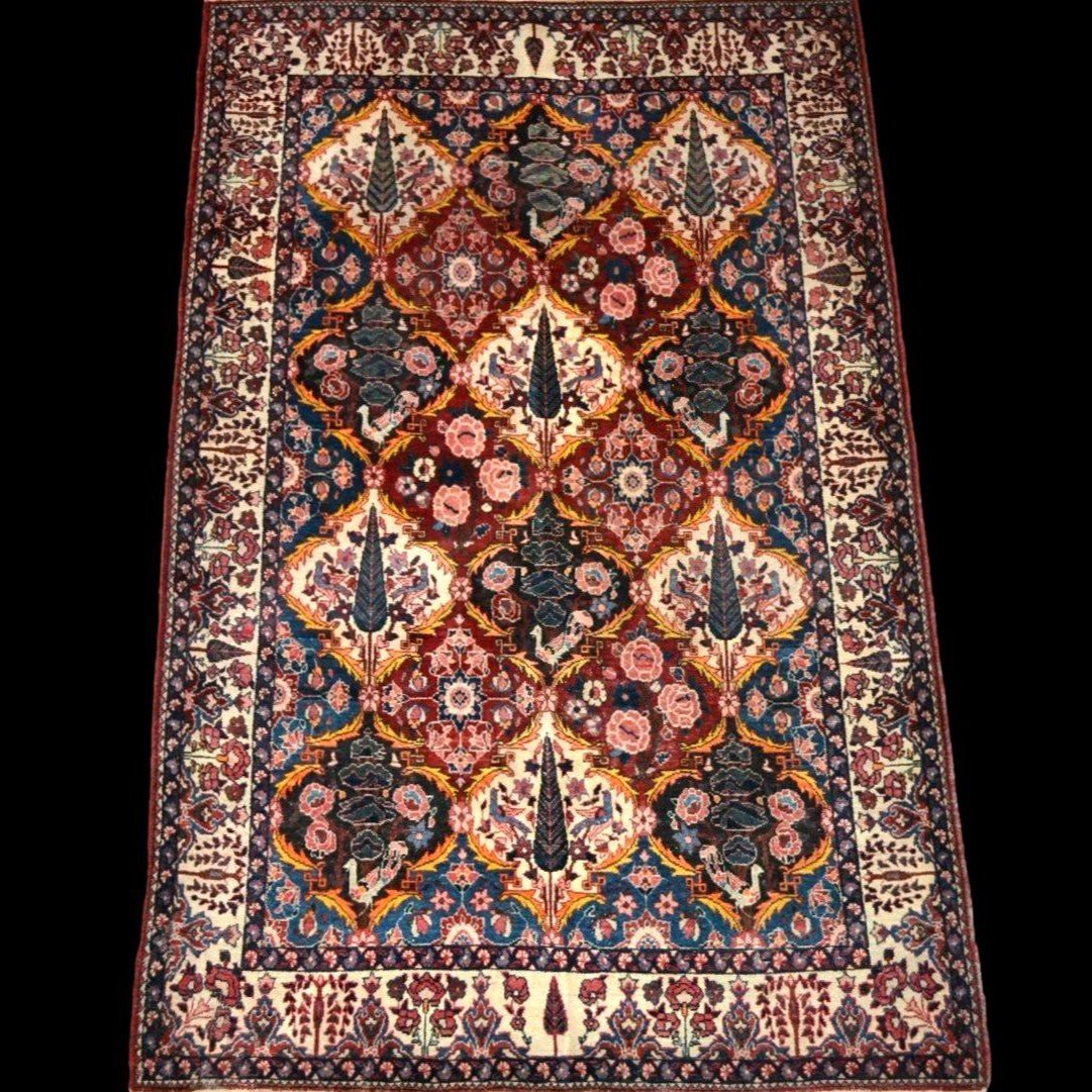 Gabbeh Rug, 129 X 247 Cm, Wool On Wool, Hand-knotted In Iran, Early 20th Century-photo-8