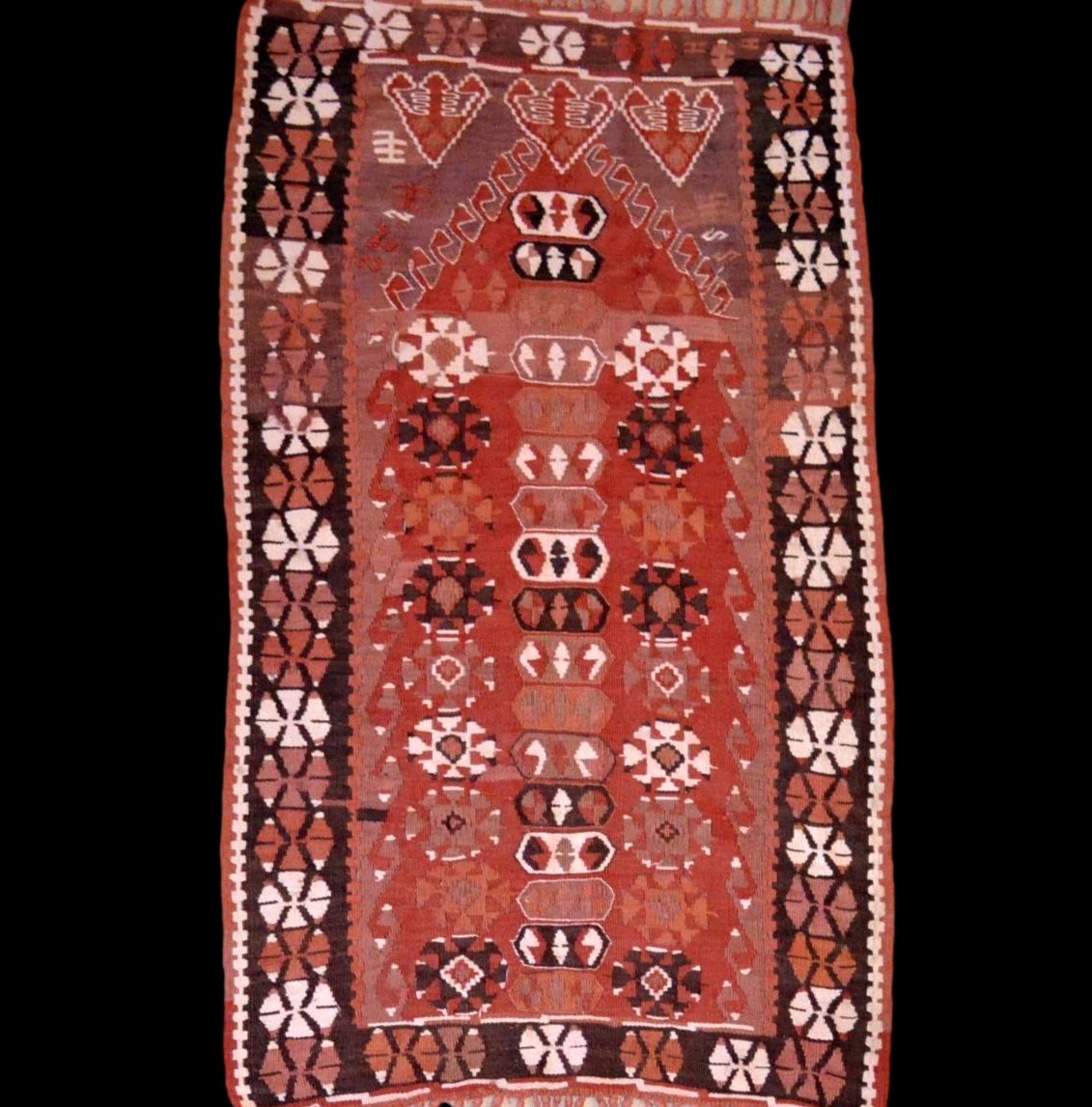 Kazak Rug With Eagles, 121 X 213 Cm, Wool On Wool, Hand-knotted In The Caucasus, Early 19th Century-photo-7