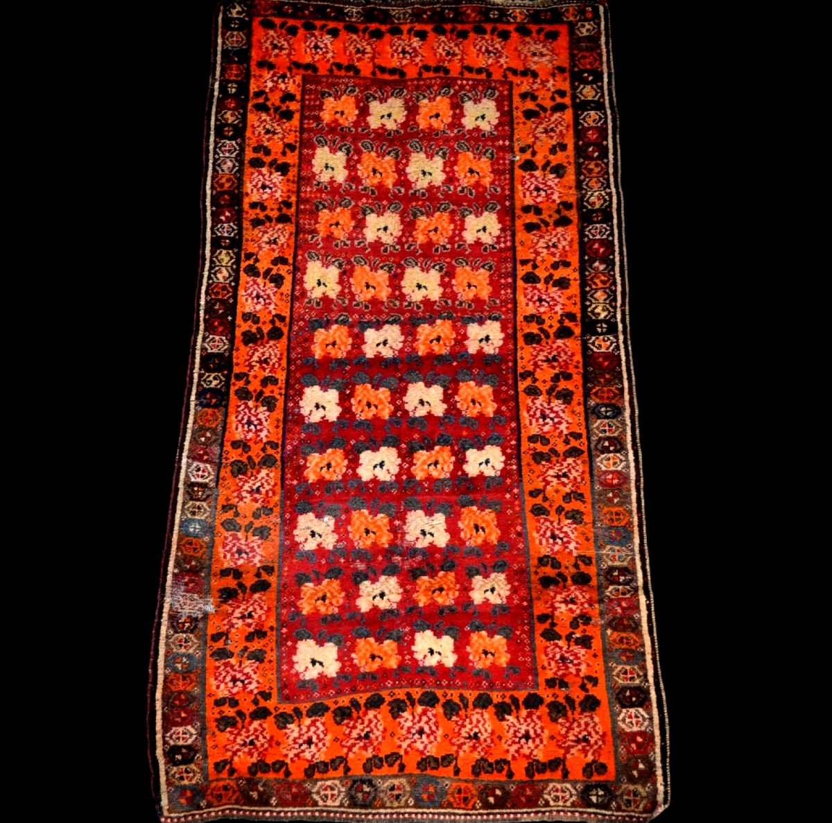 Kazak Rug With Eagles, 121 X 213 Cm, Wool On Wool, Hand-knotted In The Caucasus, Early 19th Century-photo-8