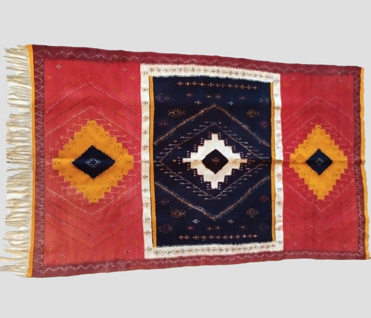 Aït Ouaouzguite Rug, Berber, 149 X 260 Cm, Hand-knotted Wool, Made Before 1950, High Atlas, Morocco-photo-2