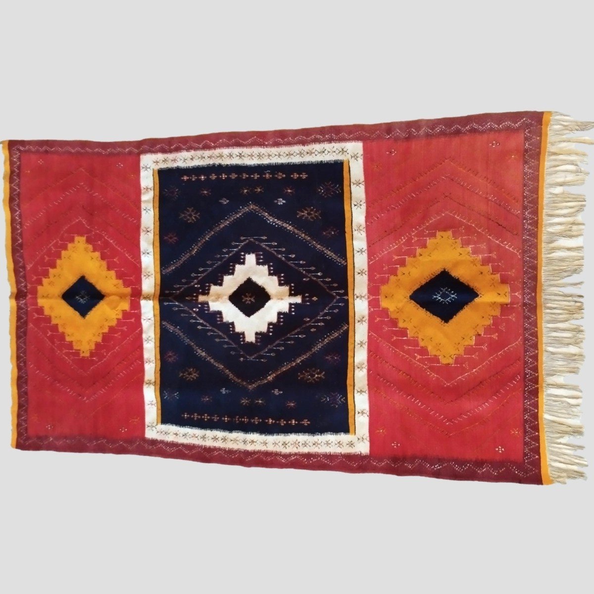 Aït Ouaouzguite Rug, Berber, 149 X 260 Cm, Hand-knotted Wool, Made Before 1950, High Atlas, Morocco-photo-3