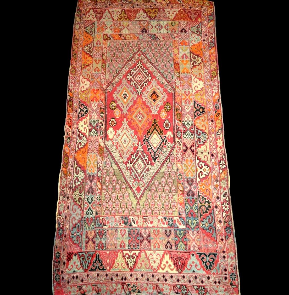 Aït Ouaouzguite Rug, Berber, 149 X 260 Cm, Hand-knotted Wool, Made Before 1950, High Atlas, Morocco-photo-8