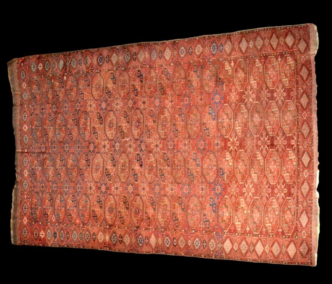 Tekké Carpet From The Yomoud Turkmen, 160 X 246 Cm, Gul Tauk-nuska, An Extremely Rare 19th-century Design-photo-4