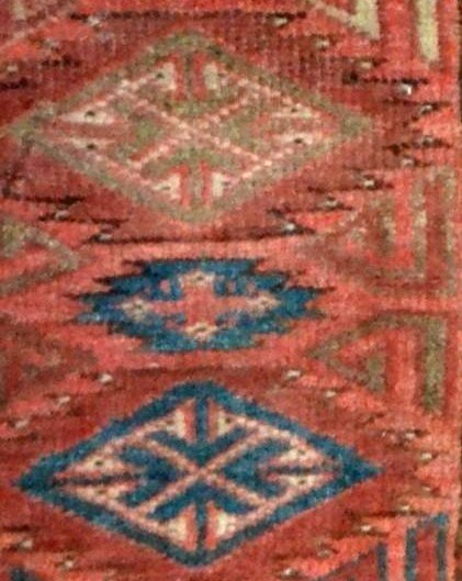 Tekké Carpet From The Yomoud Turkmen, 160 X 246 Cm, Gul Tauk-nuska, An Extremely Rare 19th-century Design-photo-1