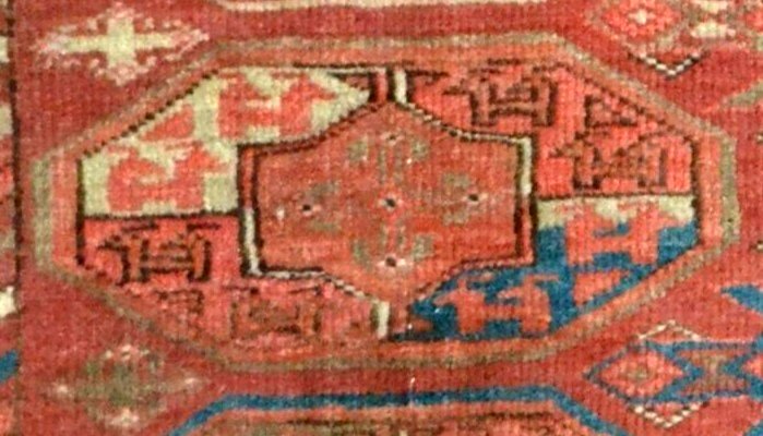 Tekké Carpet From The Yomoud Turkmen, 160 X 246 Cm, Gul Tauk-nuska, An Extremely Rare 19th-century Design-photo-2
