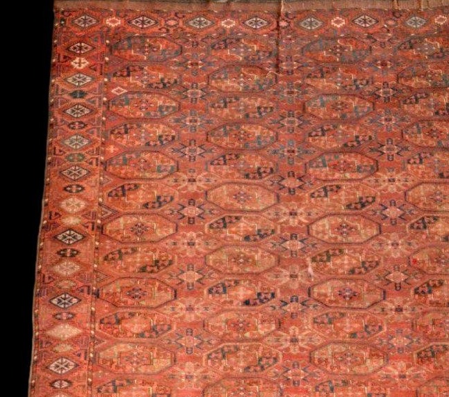 Tekké Carpet From The Yomoud Turkmen, 160 X 246 Cm, Gul Tauk-nuska, An Extremely Rare 19th-century Design-photo-4