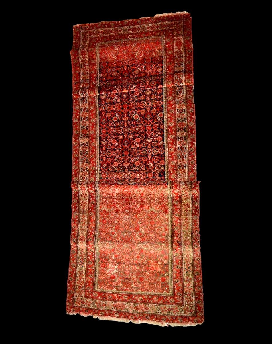 Tapis en galerie Ferahan, 92 x 396 cm, laine nouée main en Iran vers 1880 - 1900, -photo-1
