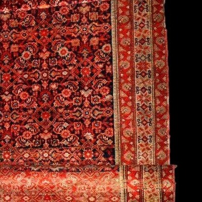 Tapis en galerie Ferahan, 92 x 396 cm, laine nouée main en Iran vers 1880 - 1900, -photo-4