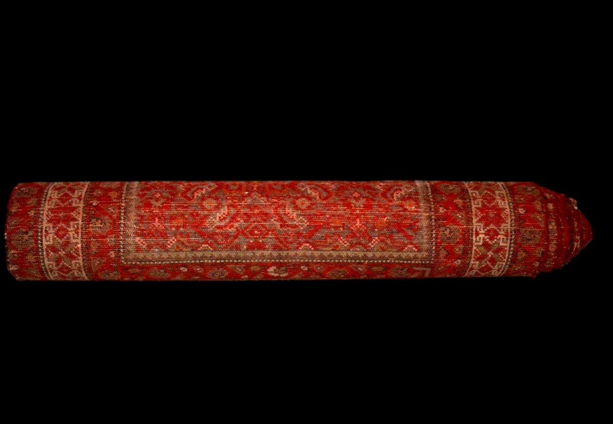Tapis en galerie Ferahan, 92 x 396 cm, laine nouée main en Iran vers 1880 - 1900, -photo-7