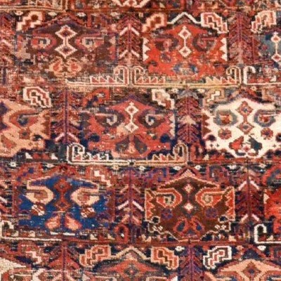 Bakthiar Rug, 125 X 170 Cm, Hand-knotted From Wool During The Qajar Dynasty In The 19th Century-photo-6