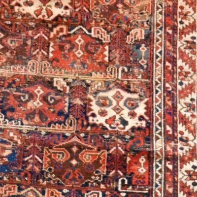 Bakthiar Rug, 125 X 170 Cm, Hand-knotted From Wool During The Qajar Dynasty In The 19th Century-photo-7