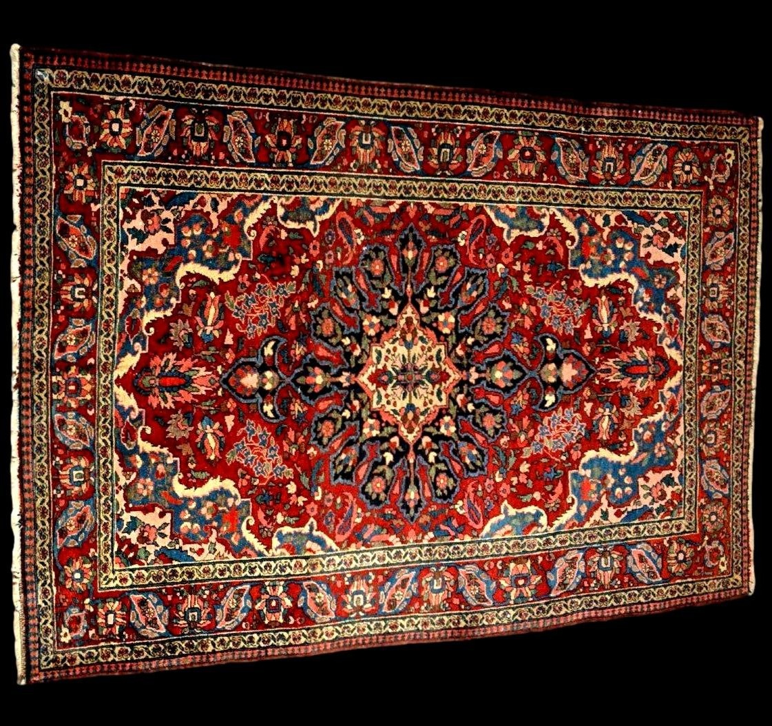 Tapis de Mechkabad, 149 x 212 cm, laine nouée main, Iran première début du XXème siècle 1900-30-photo-2
